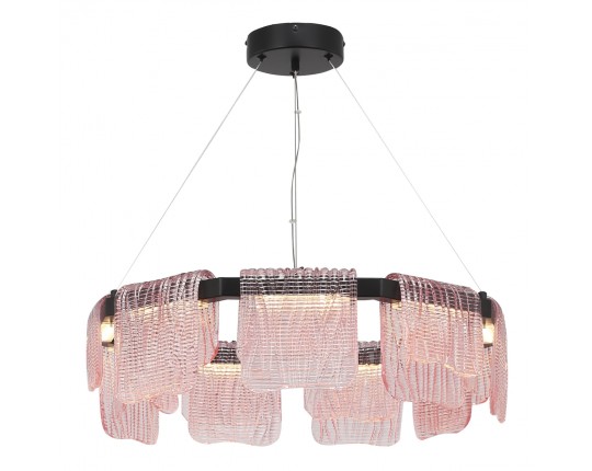 SL6021.403.54 Светильник подвесной ST-Luce черный/розовый LED 1*54W 3000K