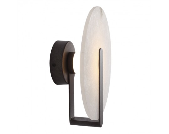 SL1195.701.01 Светильник настенный ST-Luce патинированный металл/алебастр LED 1*5W 3000K