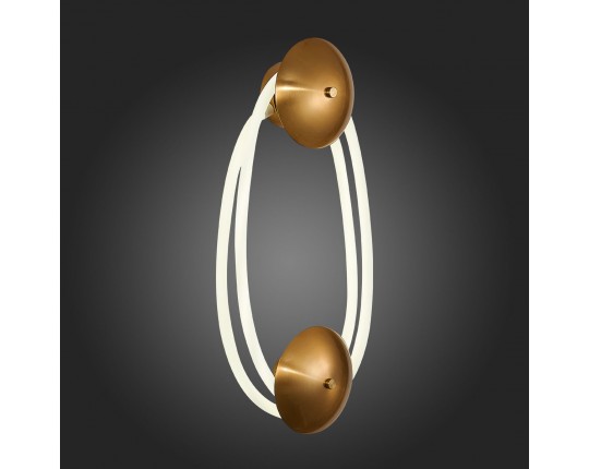 SL6102.321.30 Светильник настенный ST-Luce Латунь/Белый LED 1*30W 4000K