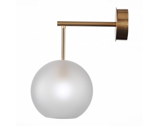 SL1133.501.01 Бра ST-Luce Латунь/Белый E27 1*40W