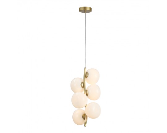 SL1519.303.06 Светильник подвесной ST-Luce Латунь/Белый G9 6*5W 4000K