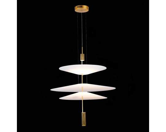 SL6101.223.01 Люстра подвесная ST-Luce Золотистый/Белый LED 1*15W 3000K