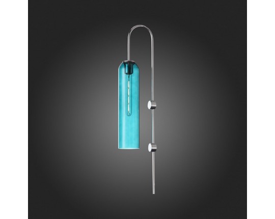 SL1145.181.01 Светильник настенный ST-Luce хром/зеленый E27 1*60W