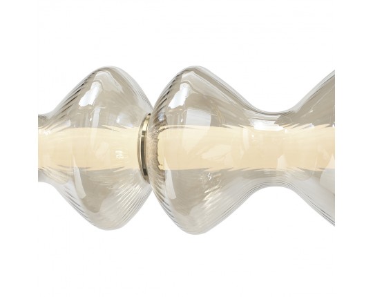 SL6136.243.01 Светильник подвесной ST-Luce золото/коньячный LED 1*28W 3000K