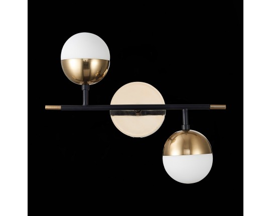 SL1507.421.02 Бра ST-Luce Черный/Белый, Золотистый G9 2*5W 4000K