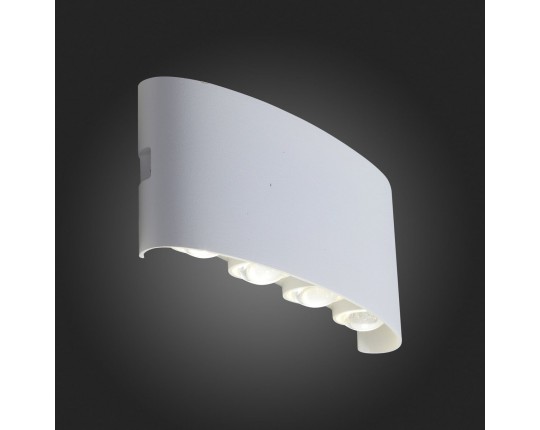 SL089.501.08 Светильник уличный настенный ST-Luce Белый кварцевый LED 8*1W 4000K