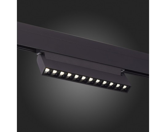ST364.436.12 Магнитный трековый светильник Черный LED 1*12W 3000K 1 009Lm Ra>90 36° IP20 L219xW22xH1