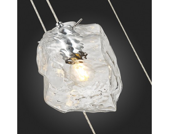 SL1175.103.05 Светильник подвесной ST-Luce Хром/Прозрачный E14 5*40W