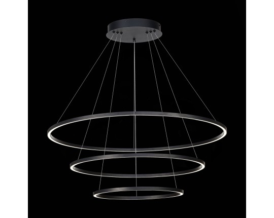 ST605.403.114 Cветильник подвесной SMART ST-Luce Черный/Белый LED 1*114W 2800-6500K