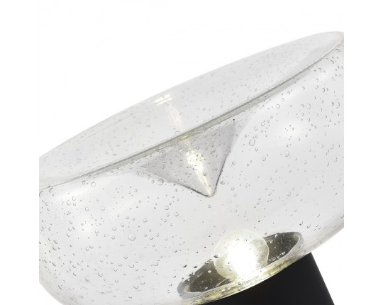 SL6014.424.01 Прикроватная лампа ST-Luce Черный/С пузырьками воздуха E27 1*40W