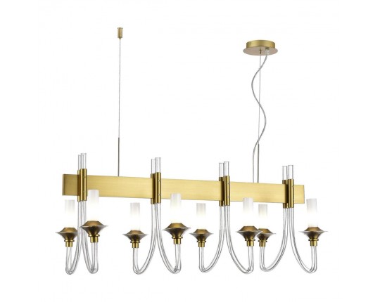 SL1241.213.08 Люстра подвесная ST-Luce Золотистый/Белый E14 8*40W