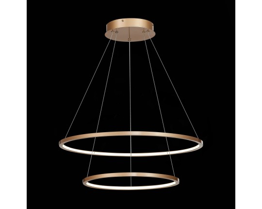 ST603.243.56 Светильник подвесной ST-Luce Золотистый/Белый LED 1*56W 4000K