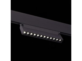 ST364.446.12 Магнитный трековый светильник Черный LED 1*12W 4000K 1 009Lm Ra>90 36° IP20 L219xW22xH1