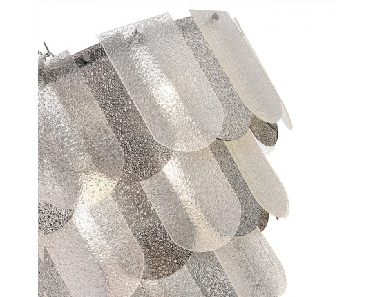 SLE1125-103-12 Светильник подвесной Хром/Прозрачно-Дымчатый E14 12*40W