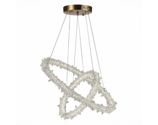 SL6105.203.02 Люстра подвесная ST-Luce Золотистый/Прозрачный LED 1*80W 3000 - 6500K