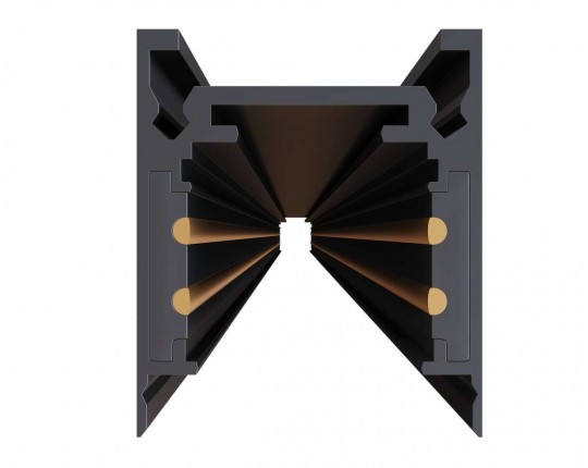 ST1003.429.00 Шинопровод магнитный накладной ST-Luce Черный Длина 2 000мм