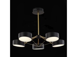 SLE6005-402-05 Светильник потолочный Черный, Золотистый/Черный LED 5*10W