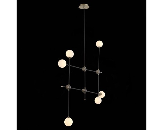 SL429.403.06 Светильник потолочный ST-Luce Черный, Золото/Белый G9 6*5W