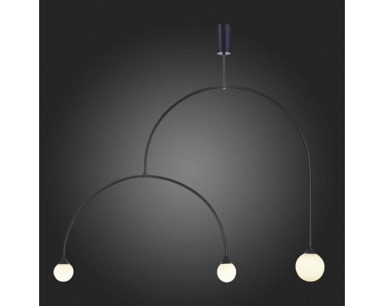 SL1187.403.03 Светильник подвесной ST-Luce Черный/Белый G9 3*5W 4000K