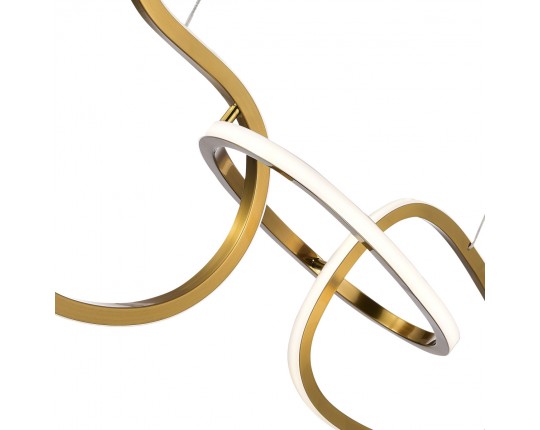 SL6505.203.26 Светильник подвесной ST-Luce Золотистый/Золотистый LED 1*26W 4000K