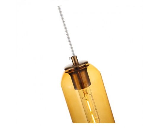 SL1145.393.01 Светильник подвесной ST-Luce Латунь/Янтарный E27 1*60W