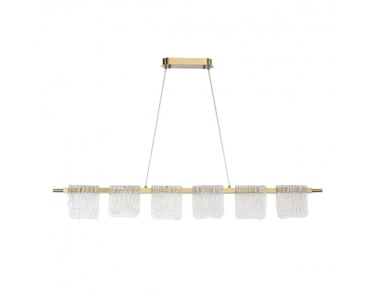 SL6021.203.36 Светильник подвесной ST-Luce золотистый/прозрачный LED 1*36W 3000K