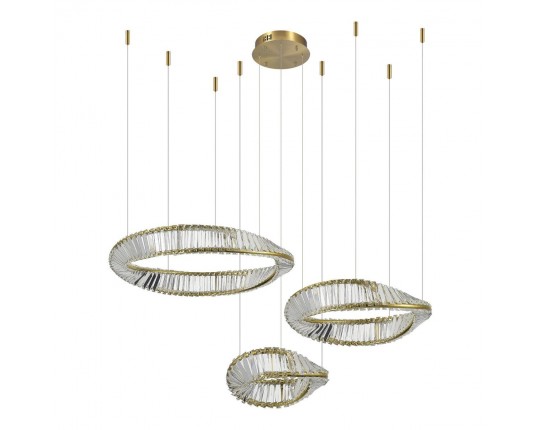 SL6204.311.03 Светильник подвесной ST-Luce Латунь/Прозрачный LED 1*97W 4000K