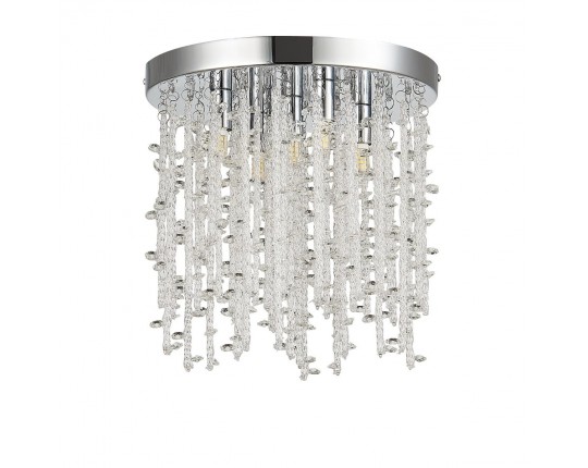 SLE103302-05 Светильник потолочный Хром/Прозрачный G9 LED 5*3W