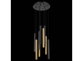 ST153.443.27 Светильник подвесной Черный LED 1*27W 4000K 2 295Lm Ra  IP20 D350xH1 500 180-240V