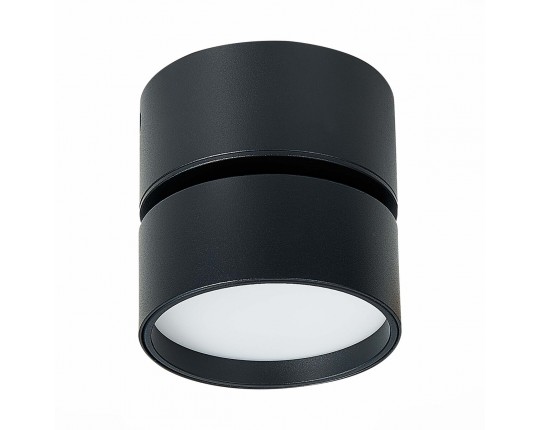 ST651.442.09 Светильник потолочный поворотный Черный LED 1*9W 4000K 720Lm Ra>90 120° IP20 D85xH87 17