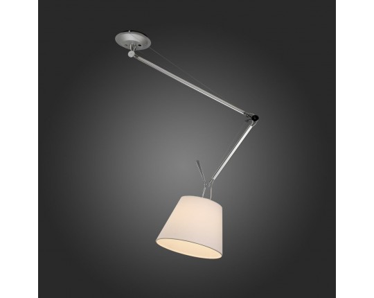 SL464.103.01 Светильник потолочный ST-Luce Хром/Белый E27 1*40W (из 2-х коробок)