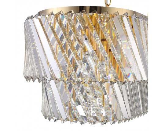 SL6138.303.14 Светильник подвесной ST-Luce латунь/прозрачный E14 14*40W