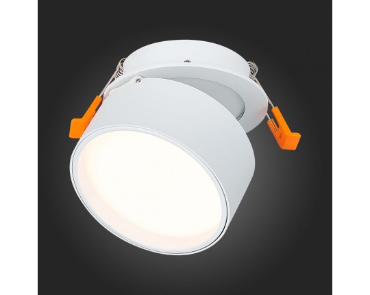 ST651.538.09 Встраиваемый поворотный светильник Белый LED 1*9W 3000K 720Lm Ra>90 120° IP20 D85xH68 1