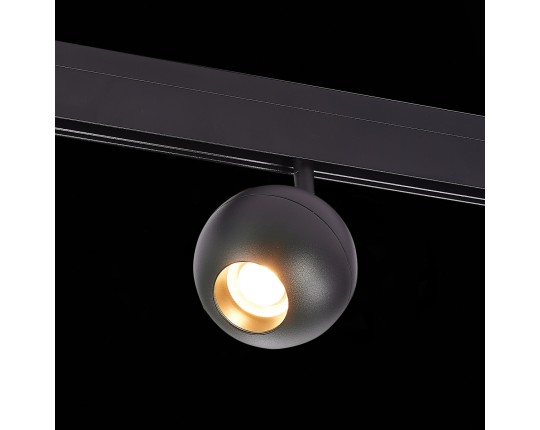 ST354.446.12 Магнитный трековый светильник Черный LED 1*12W 4000K 680Lm Ra>80 36° IP20 L120xW100xH19