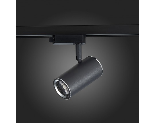 ST301.406.01 Св-к трек. Черный GU10 1*50W  IP20 L104xW54xH111 220V Без ламп