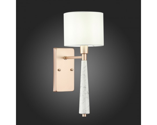 SL1163.201.01 Светильник настенный ST-Luce Матовое золото/Белый E14 1*40W