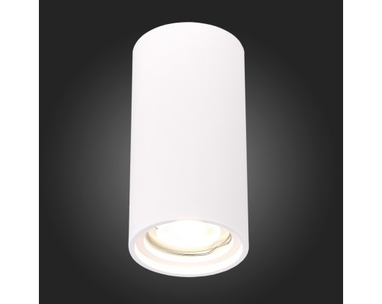 ST155.502.01 Светильник потолочный Белый GU10 1*50W IP20 D70xH140 180-240V Без ламп