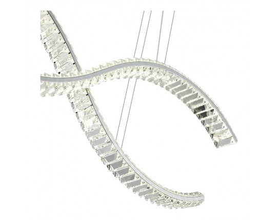 SL6206.103.44 Светильник подвесной ST-Luce Хром/Прозрачный LED 1*44W 3000K