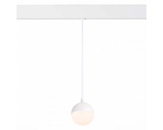 ST358.533.07 Магнитный трековый светильник подвесной Белый LED 1*7W 3000K 520Lm Ra>80 120° IP20 D90x