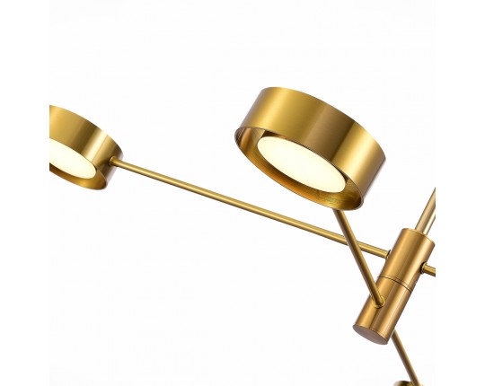 SL6504.302.04 Светильник потолочный ST-Luce Латунь/Латунь LED 4*5W 3000K