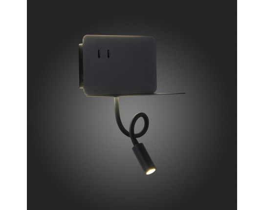 SL1576.401.02 Светильник настенный ST-Luce Черный/Черный LED 2*3W 4000K