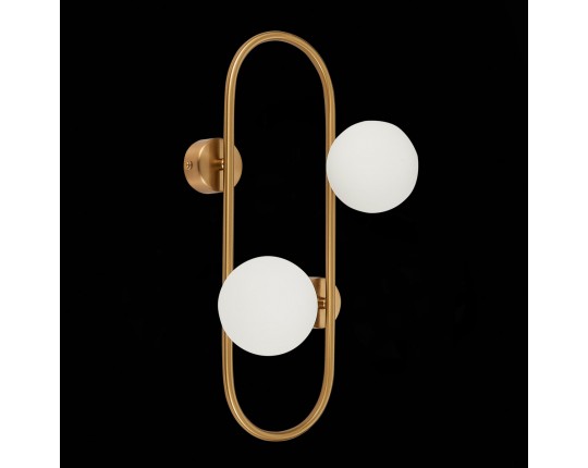 SL1149.301.02 Бра ST-Luce Латунь/Белый G9 2*5W