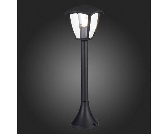 SL081.405.01 Светильник уличный наземный ST-Luce Черный/Черный, Прозрачный E27 1*40W