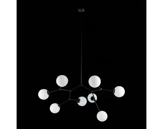 SL1506.403.08 Люстра подвесная ST-Luce Черный/Белый E14 8*40W