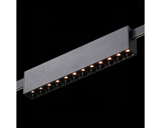 ST816.406.12 Магнитный трековый светильник FARM Черный LED 1*12W 3000K 609Lm Ra90 40 IP20 L232xW24xH