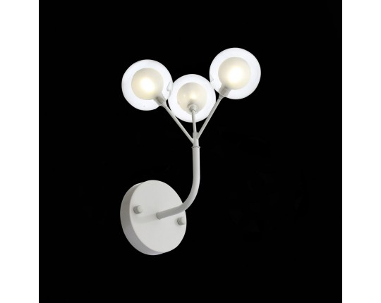 SL376.501.03 Бра ST-Luce Белый/Белый,Прозрачный G4 LED 3*2W