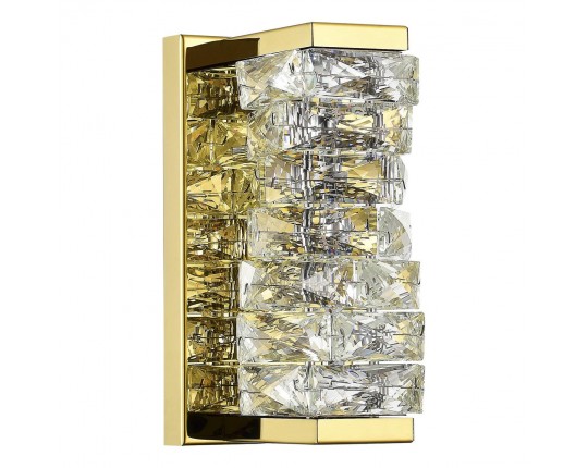 SL6010.201.08 Бра ST-Luce Золотистый/Прозрачный LED 1*8W