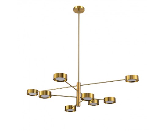 SL6504.302.08 Светильник потолочный ST-Luce Латунь/Латунь LED 8*5W 3000K