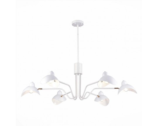 SL1801.513.06 Люстра потолочная ST-Luce Белый/Белый E14 6*60W