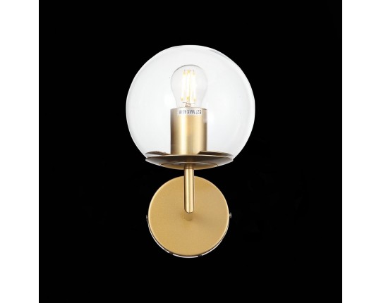 SL1150.201.01 Светильник настенный ST-Luce Матовое золото/Прозрачный E27 1*40W